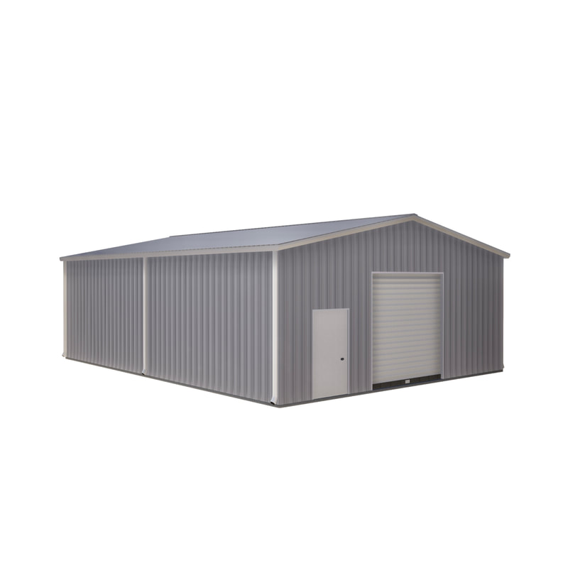 30x40x12-steel-pole-barn-totally-enclosed-albany-ga-metal-buildings