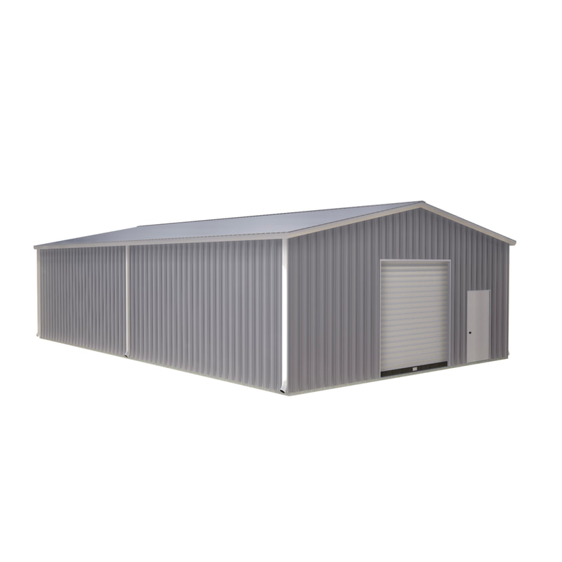 30x50x12-steel-pole-barn-totally-enclosed-albany-ga-metal-buildings